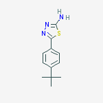 Structure of 2-AMINO-5-(4-TERT-BUTYLPHENYL)-1,3,4-THIADIAZOLE