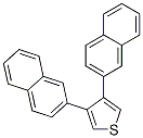 Structure of 3,4-DI-NAPHTHALEN-2-YL-THIOPHENE