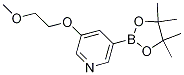 Structure of Pyridine, 3-(2-Methoxyethoxy)-5-(4,4,5,5-tetraMethyl-1,3,2-dioxaborolan-2-yl)-