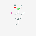 Structure of 2,6-Difluoro-4-propylphenylboronic acid