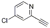 Structure of 4-Chloro-2-ethynyl-pyridine