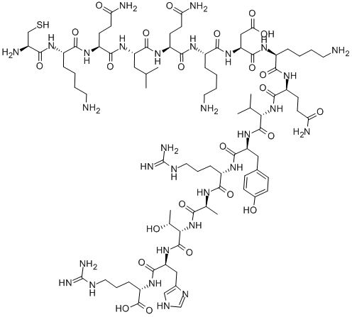 (CYS0)-ADENYLATE CYCLASE-STIMULATING G-ALPHA PROTEIN (28-42)结构式