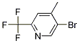 Structure of 5-Bromo-4-methyl-2-(trifluoromethyl)pyridine