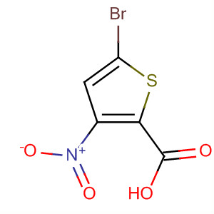 5-溴-3-硝基噻吩-2-羧酸结构式