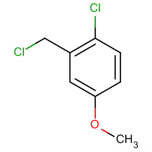 Benzene, 1-chloro-2-(chloromethyl)-4-methoxy-结构式