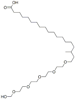 PEG-6 硬脂酸酯结构式