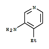 Structure of 3-Pyridinamine,4-ethyl-