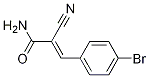 Structure of 2-Propenamide, 3-(4-bromophenyl)-2-cyano-