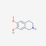 Structure of 7-Hydroxy-6-methoxy-1,2,3,4-tetrahydro-isochinolin