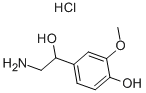 Structure of DL-NORMETANEPHRINE HYDROCHLORIDE