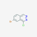 Structure of 7-BroMo-1-chlorophthalazine
