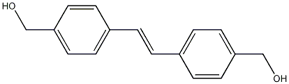 Structure of 4,4'-(1,2-Ethenediyl)bis-benzenemethanol