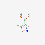 Structure of (5-methyl-1,2-oxazol-4-yl)boronic Acid