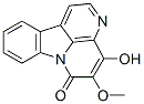 Structure of 4-Hydroxy-5-methoxy-6H-indolo[3,2,1-de][1,5]naphthyridin-6-one