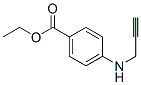 Structure of Benzoic acid,4-(2-propyn-1-ylamino)-, ethyl ester