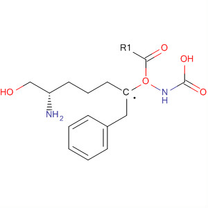 Structure of Carbamic acid, [(5S)-5-amino-6-hydroxyhexyl]-, phenylmethyl ester