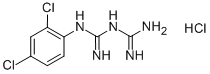 Structure of 1-(2 4-DICHLOROPHENYL)BIGUANIDE HYDROCH&