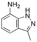 Structure of 1H-Indazol-7-amine, 3-methyl-