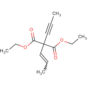 Structure of Propanedioic acid, 2-propenyl-2-propynyl-, diethyl ester