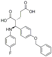 Structure of (2R)-2-[(S)-[(4-Fluorophenyl)aMino][4-(phenylMethoxy)phenyl]Methyl]pentanedioic Acid