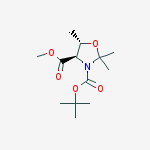 Structure of (4R,5S)-3-tert-Butyl 4-methyl 2,2,5-trimethyloxazolidine-3,4-dicarboxylate