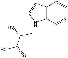 Structure of 1H-Indole-3-propanoicacid, a-hydroxy-, (aR)-