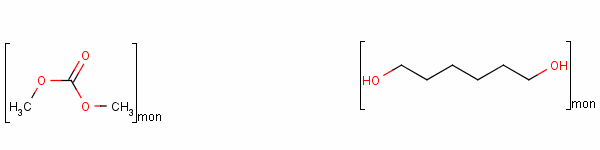 Structure of Diethyl ester carbonic acid polymer with 1,6-hexanediol