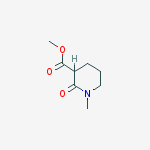 Structure of METHYL 1-METHYL-2-OXOPIPERIDINE-3-CARBOXYLATE
