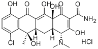Structure of 4-EPICHLORTETRACYCLINE HYDROCHLORIDE