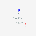 Structure of Benzonitrile, 5-hydroxy-2-methyl-