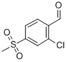 Structure of 2-CHLORO-4-(METHYLSULFONYL)BENZALDEHYDE