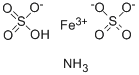 Chemical structure of Ammonium iron(III) sulfate