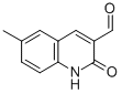 Structure of 6-METHYL-2-OXO-1,2-DIHYDROQUINOLIN-3-CARBALDEHYDE