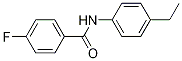Structure of N-(4-Ethylphenyl)-4-fluorobenzaMide, 97%