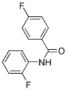 Structure of 4-Fluoro-N-(2-fluorophenyl)benzaMide, 97%