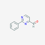 Structure of 2-phenylpyrimidine-4-carbaldehyde