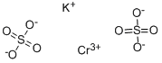 Structure of CHROMIUM POTASSIUM SULFATE