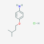 P-ISOPENTOXYANILINE HYDROCHLORIDE结构式