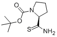 Structure of (S)-2-THIOCARBAMOYL-PYRROLIDINE-1-CARBOXYLIC ACID TERT-BUTYL ESTER