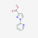 Structure of 1-pyridin-2-ylpyrazole-3-carboxylic acid