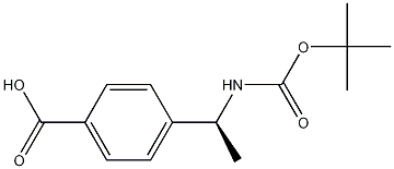 Structure of Benzeneacetic acid, 4-carboxy-α-methyl-, α-(1,1-dimethylethyl) ester, (alphaS)-