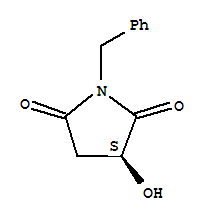 Structure of N-Benzyl-(3S)-hydroxysuccinimide