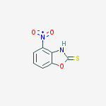 4-nitro-3h-1,3-benzoxazole-2-thione结构式