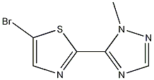 Structure of 5-(5-Bromothiazol-2-yl)-1-methyl-1H-[1,2,4]triazole
