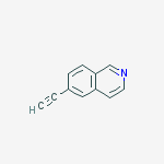 Structure of 6-Ethynylisoquinoline
