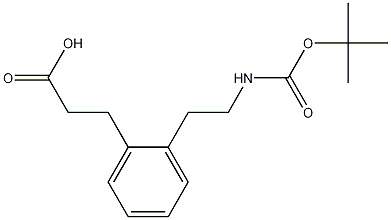 Structure of 2-benzyl-4-[(2-methylpropan-2-yl)oxycarbonylamino]butanoic acid