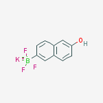 POTASSIUM 6-HYDROXY-2-NAPHTHALENETRIFLUOROBORATE结构式
