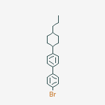 Structure of 4'-(4- propylcyclohexyl)-4-bromobiphenyl