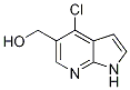 (4-CHLORO-1H-PYRROLO[2,3-B]PYRIDIN-5-YL)METHANOL结构式