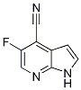 5-FLUORO-1H-PYRROLO[2,3-B]PYRIDINE-4-CARBONITRILE结构式